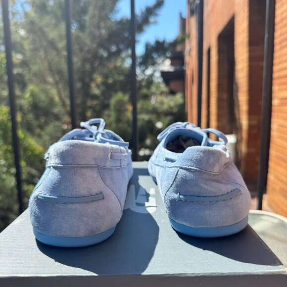 New Jeffrey Campbell Yachting All Day Boat Shoes in Suede Blue 9.5 - Picture 5 of 9